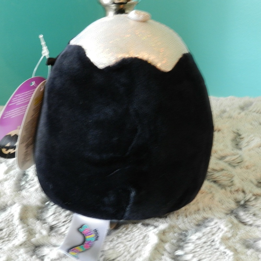 Kellytoy Squishmallow 5" Paige the Gold and Silver Pumpkin Halloween 2021 Plush - Picture 4 of 4